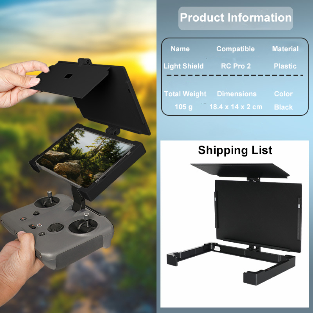 Drone Controller Hood - واقي شمس جديد لجهاز التحكم عن