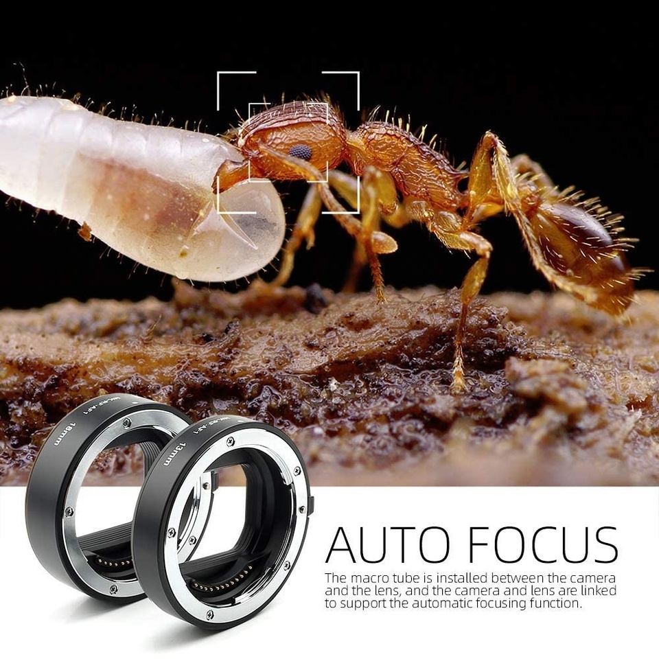 Canon Camera Eos R8 - أنبوب تمديد ماكرو معدني بتركيز تلقائي