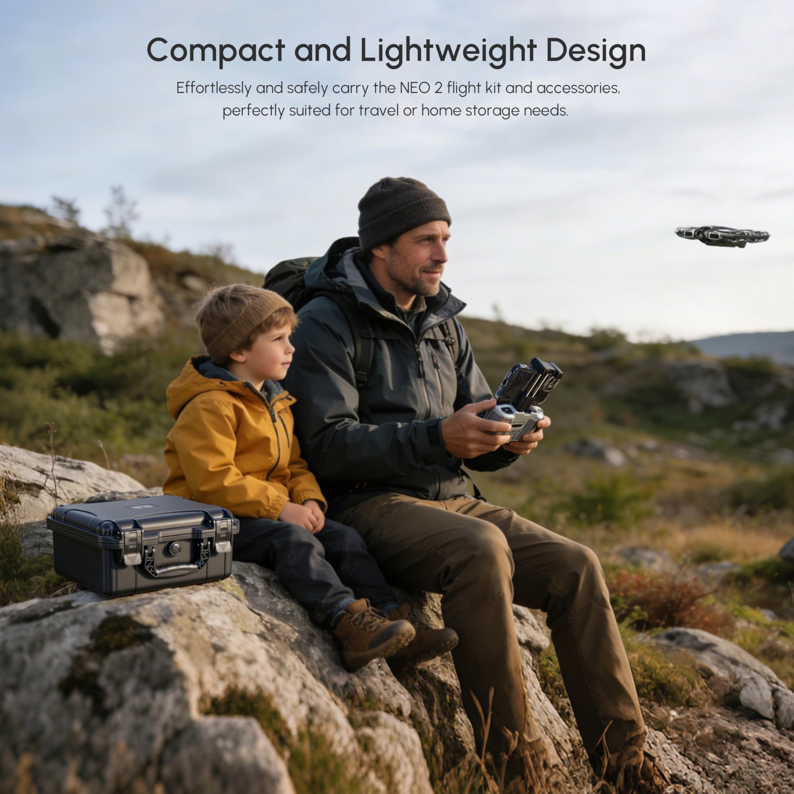حقيبة NEO 2، حقيبة حمل صلبة مق - مراجعة Drone Controller Hood وسعره