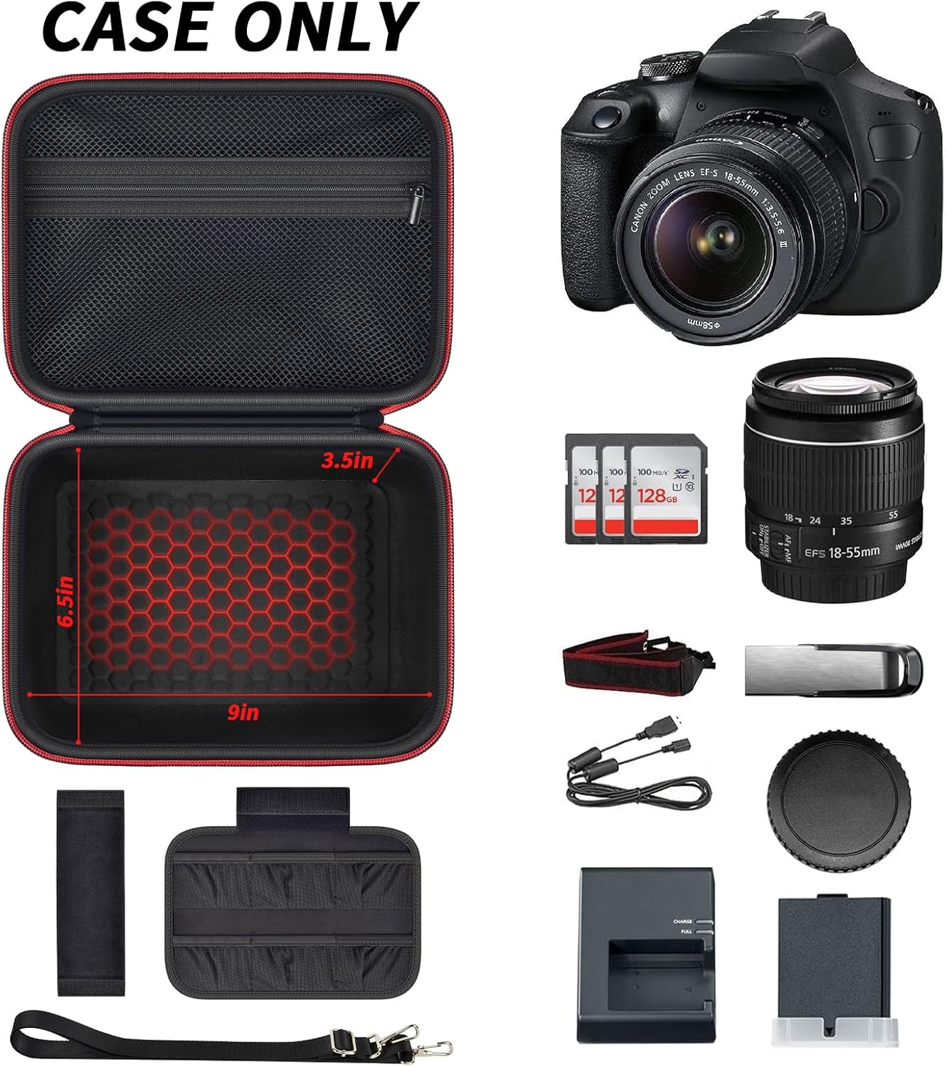 حقيبة تخزين الكاميرا لكاميرا C - مراجعة Canon Camera Eos R8 وسعره